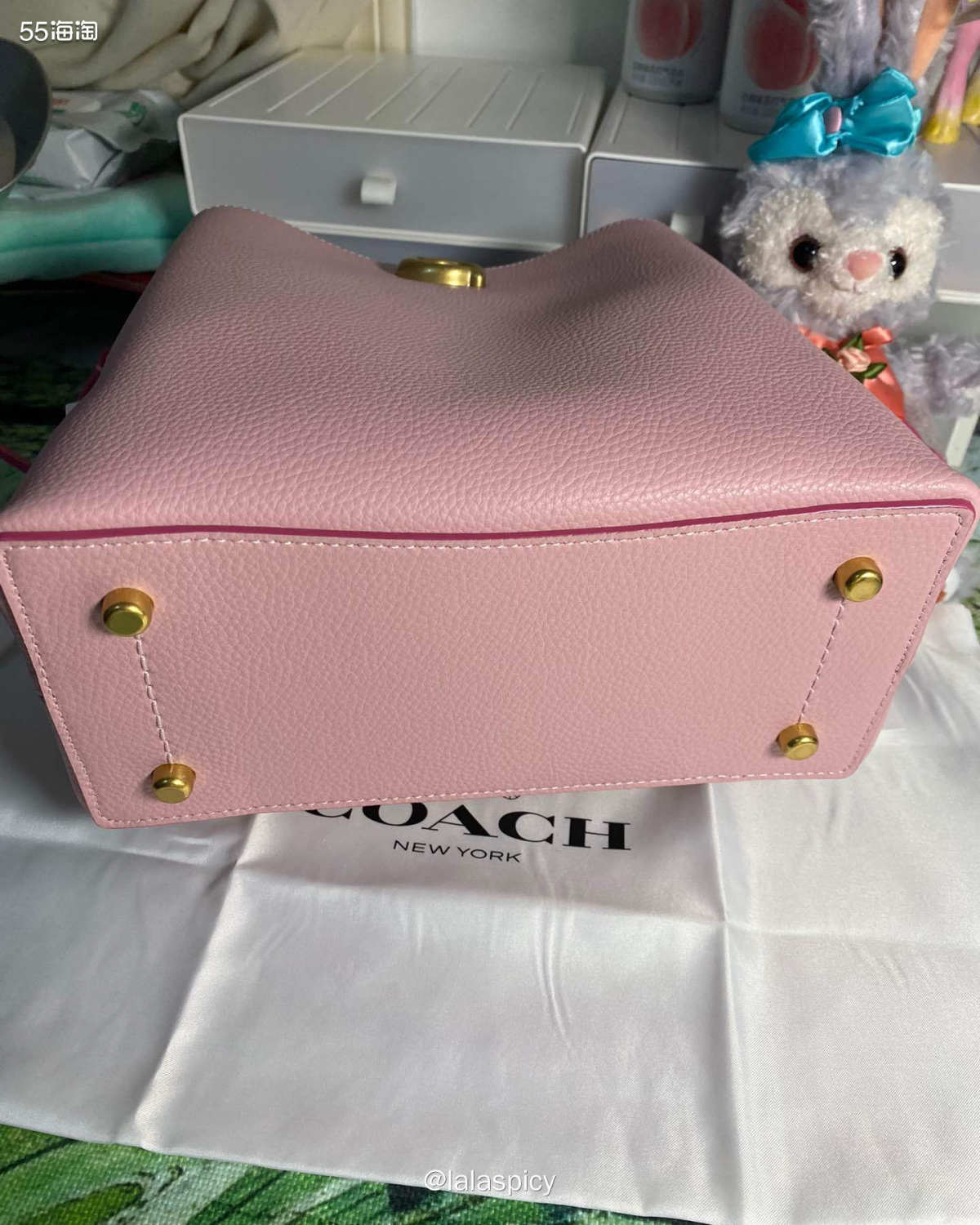 前段时间在布鲁鸣戴尔买下了这只粉水桶 走可乐送 没想到这次1