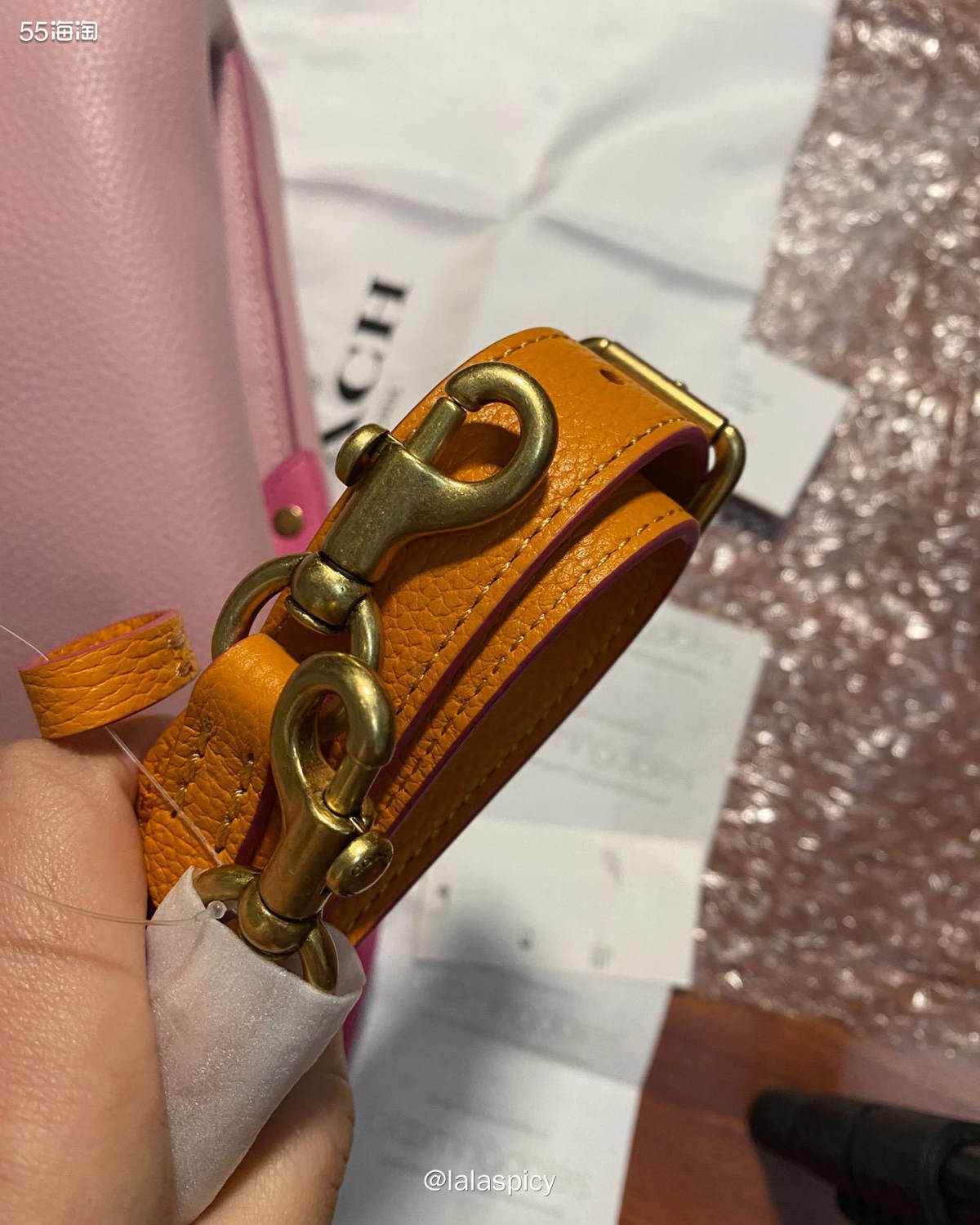 前段时间在布鲁鸣戴尔买下了这只粉水桶 走可乐送 没想到这次1