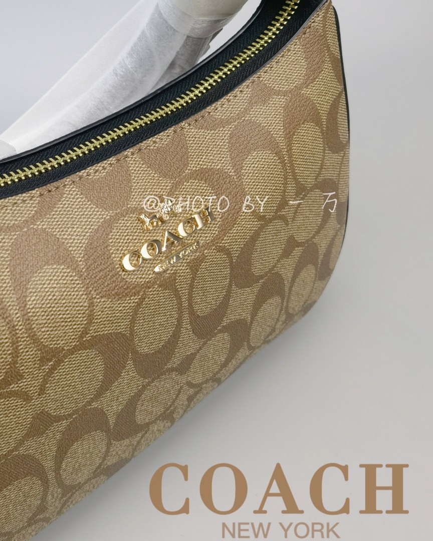 🇺🇸Coach Teri 棕色麻将包，尺寸约24*13*