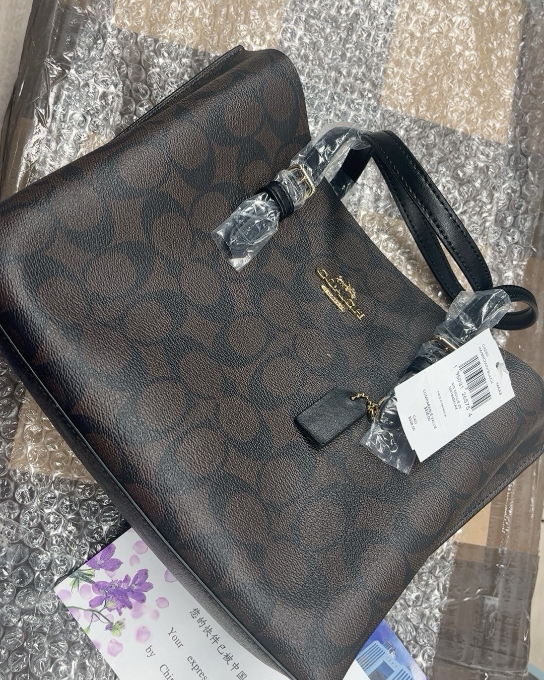 coach老花托特包～可乐送箱包专线到货,海淘攻略-55海淘社区