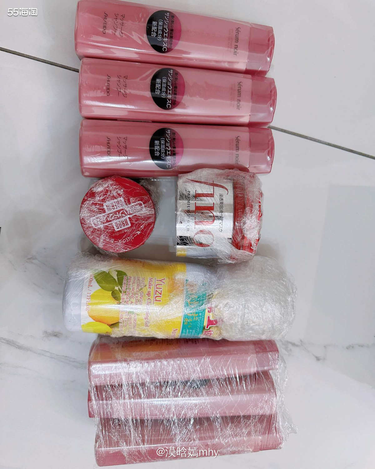 💐这周松本清的包裹到货了，洗发水这次囤货足足的，😄。一直