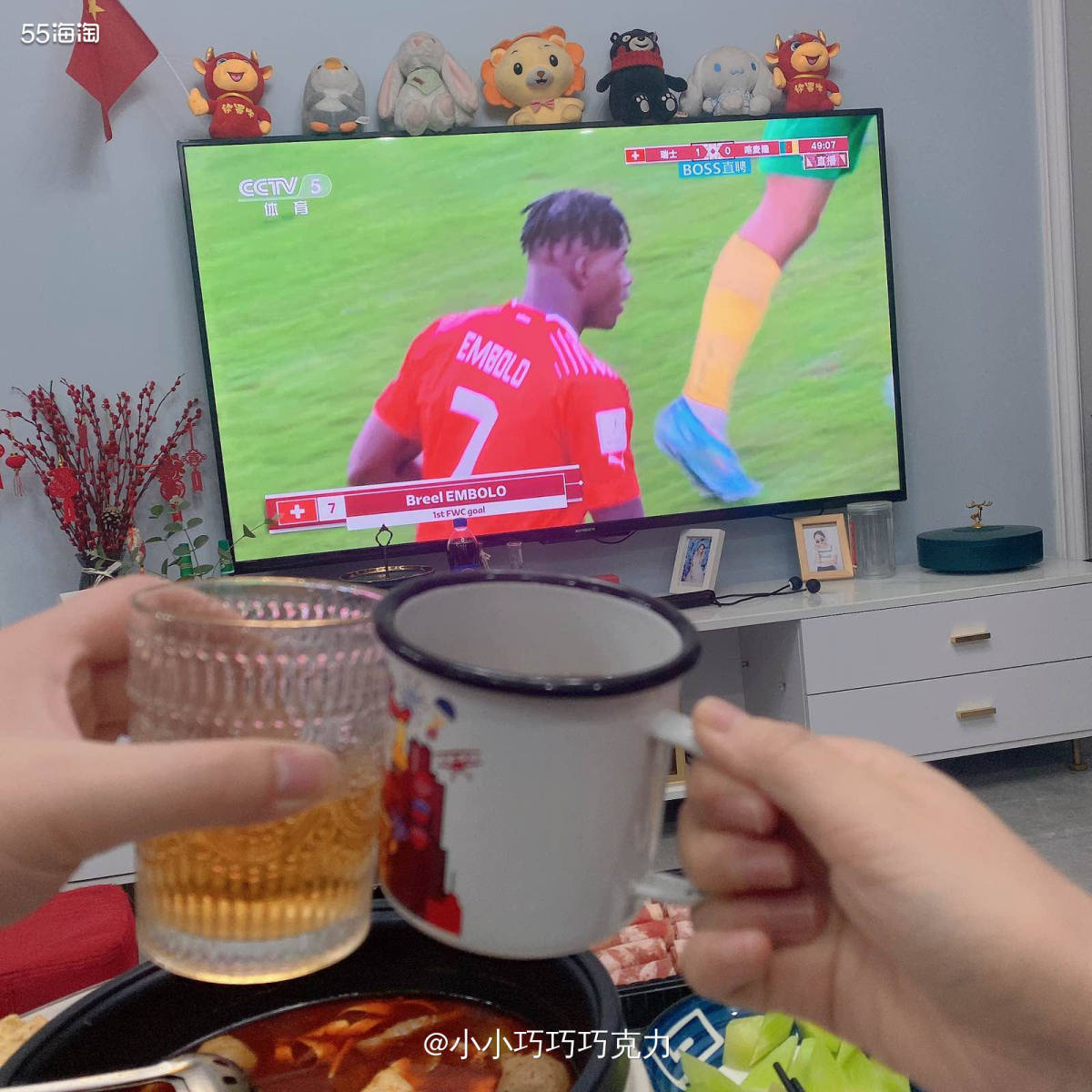 今晚决定回家煮火锅，边煮边吃边看世界杯啦，更想看巴西🆚塞尔
