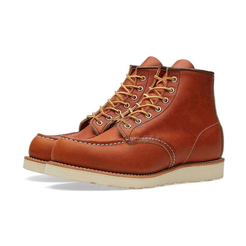 【经典款】Red Wing Shoes 红翼 875 男士棕色系带百搭休闲短靴