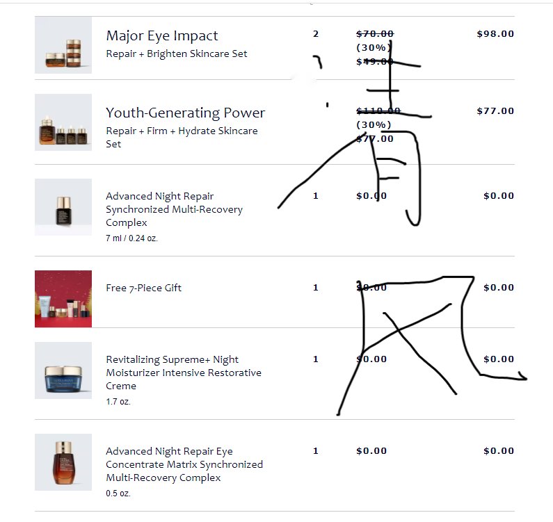犹豫了好久，总算剁手了雅诗兰黛。 收到小编通知，套装补货了！