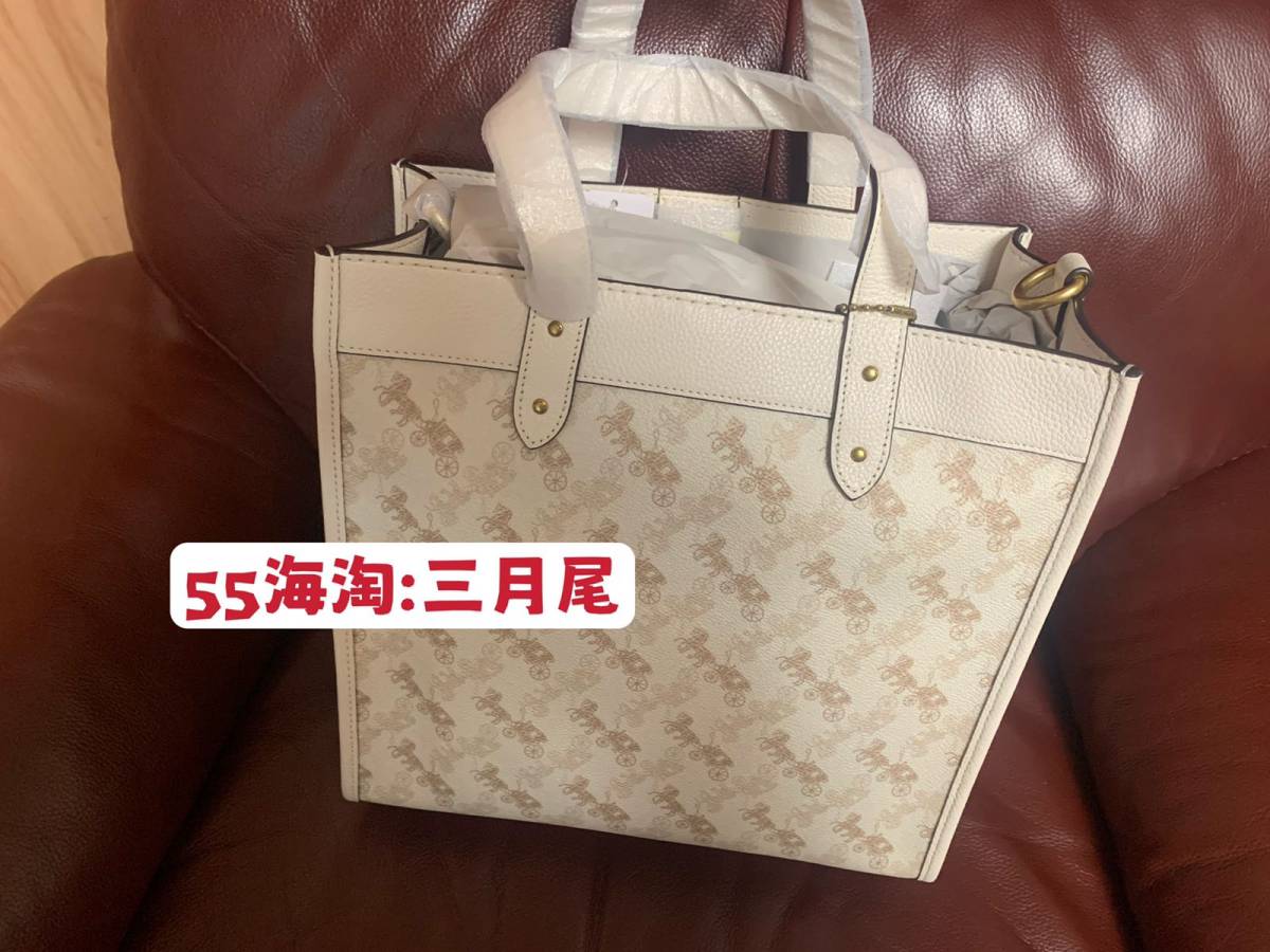 Filed 30马车托特 这款算是很经典的托特了，白色皮革配