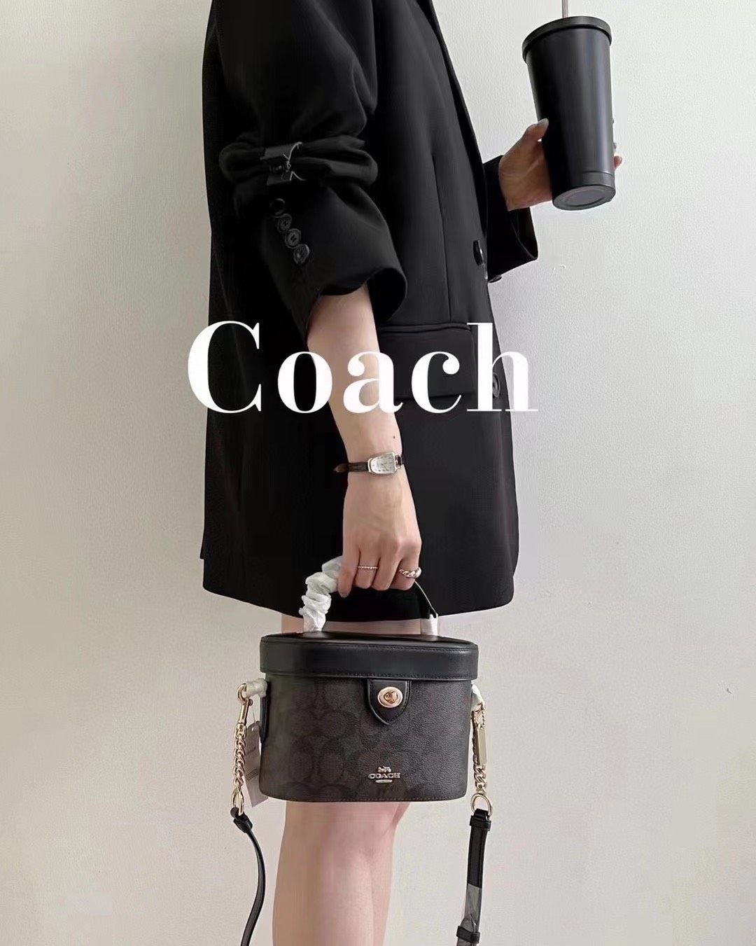 💰1399元包邮 Coach 复古老花盒子包 KAY LV