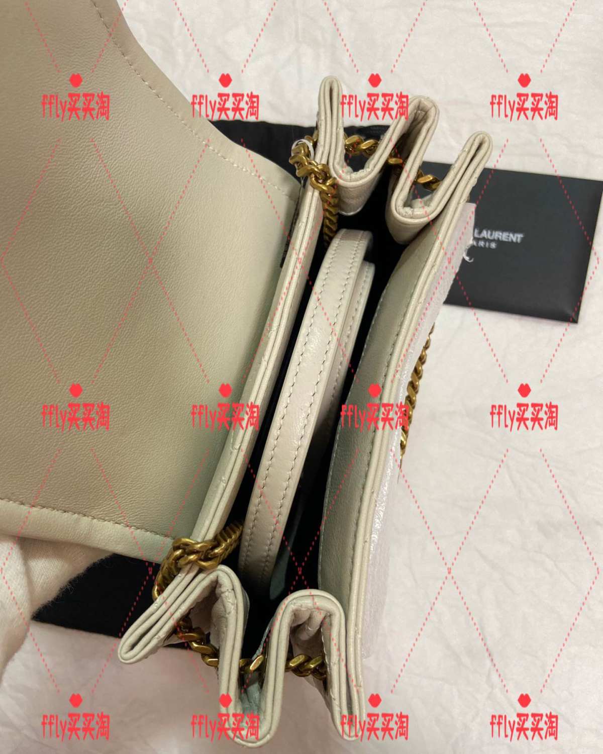 继续接预定 YSL Nolita mini白色 实物超级好看
