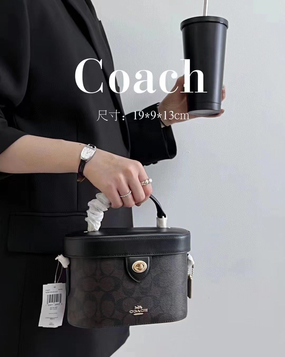 💰1399元包邮 Coach 复古老花盒子包 KAY LV