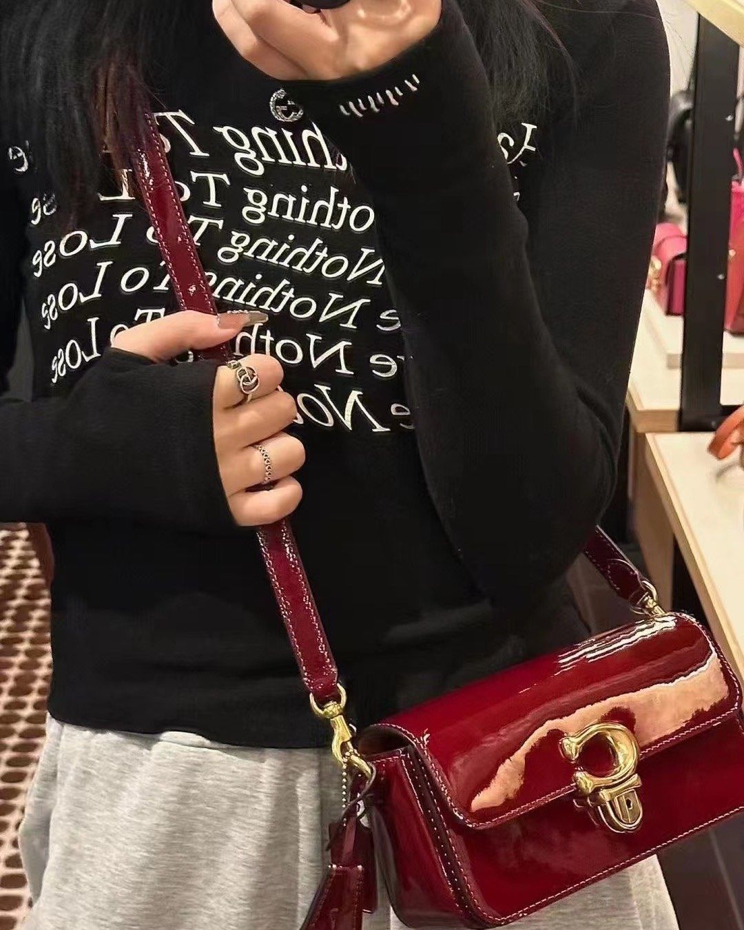 黑五折扣❗️💰2299元美国直邮 coach专柜新款漆皮法