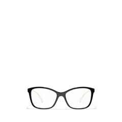 【页面价打9折】Chanel CH3422 C501 黑色猫眼型眼镜