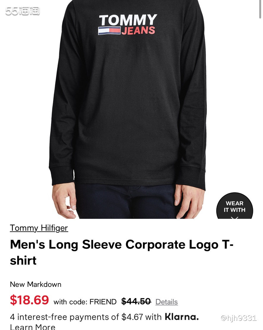 ✨36折❗️买到tommy男士T恤衫，简直不敢相信！这个品牌