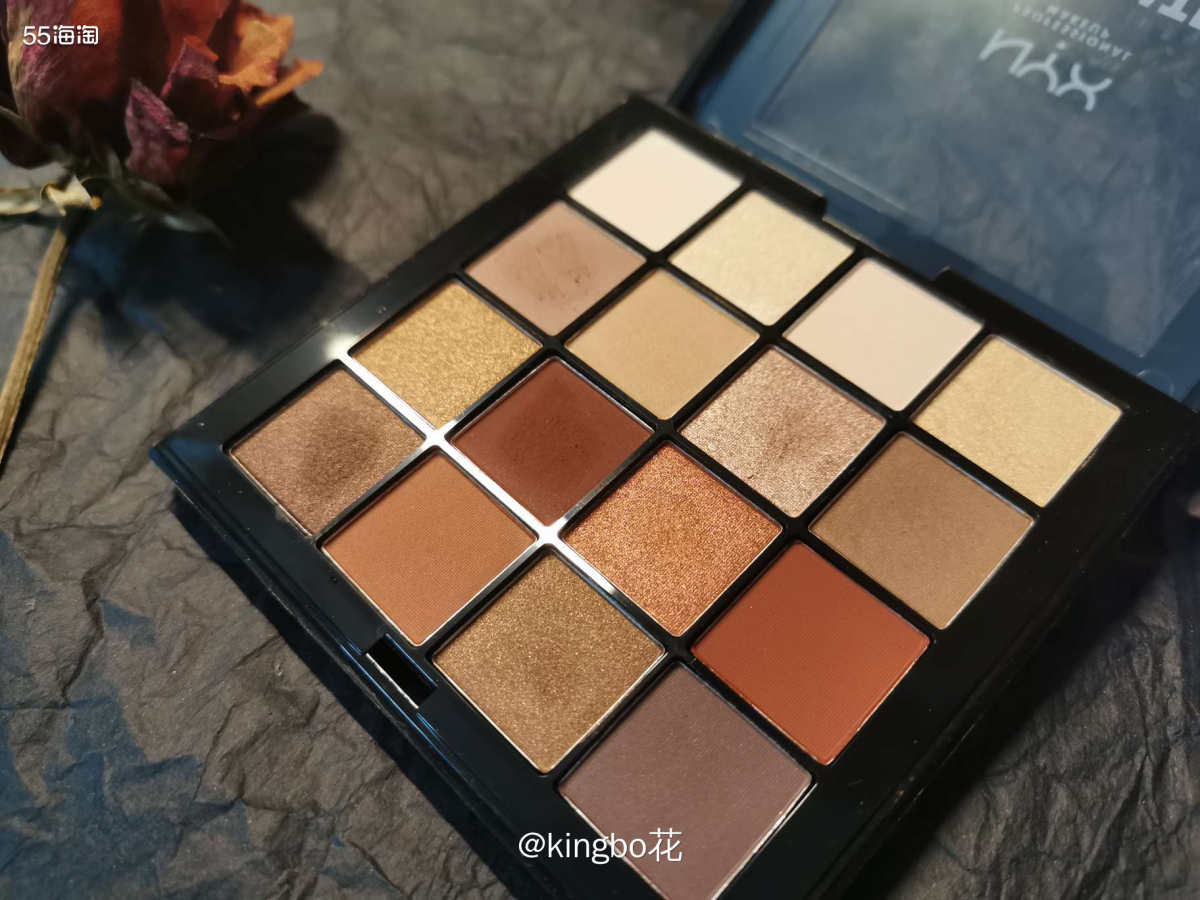 🔴chanel 眼影平替版，新手必备的NYX16色眼影，海