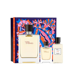 【小程序】【满额赠好礼】HERMES 爱马仕 大地香水套装 （EDT 100ML+Mini 12.5ML+须后乳 40ml）