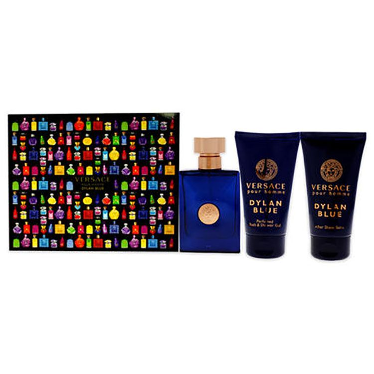 【包税】Versace 范思哲 海神（迪伦男士）男士香氛套装（香水50ml+须后乳50ml+沐浴露50ml） 1套