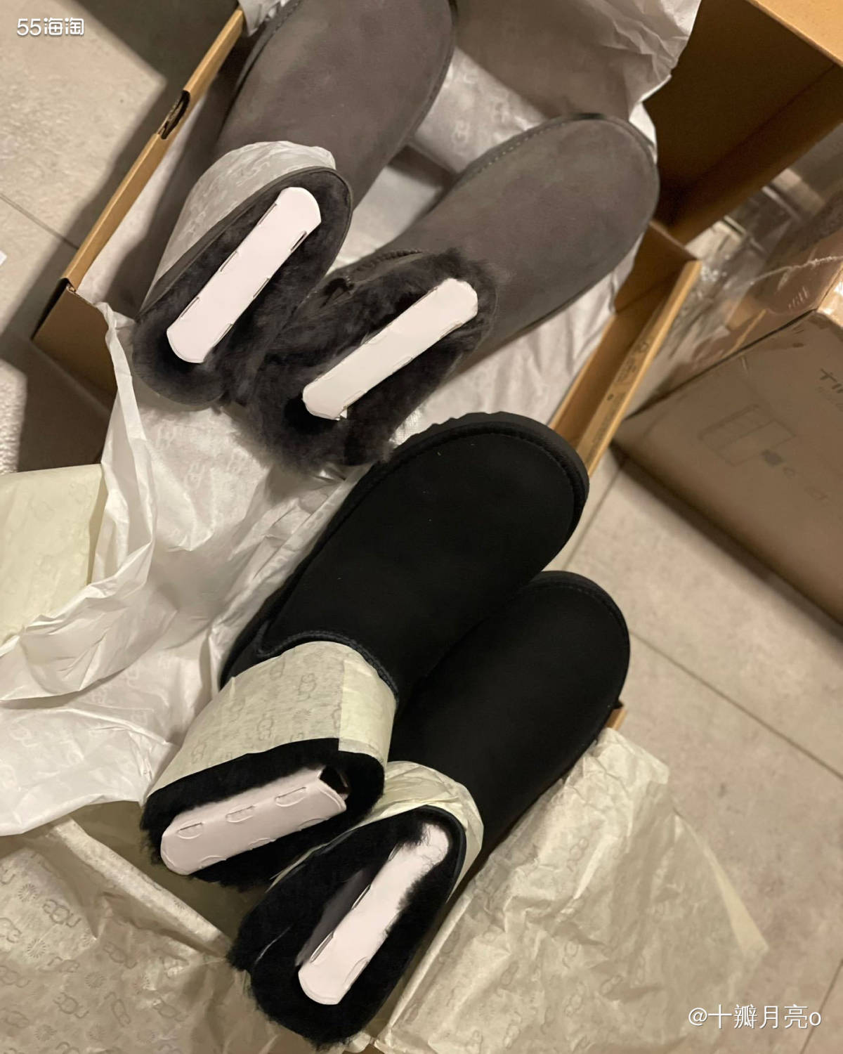 ◾️购买网站：Ugg澳洲官网，从55跳转 ◾️开箱产品：两双