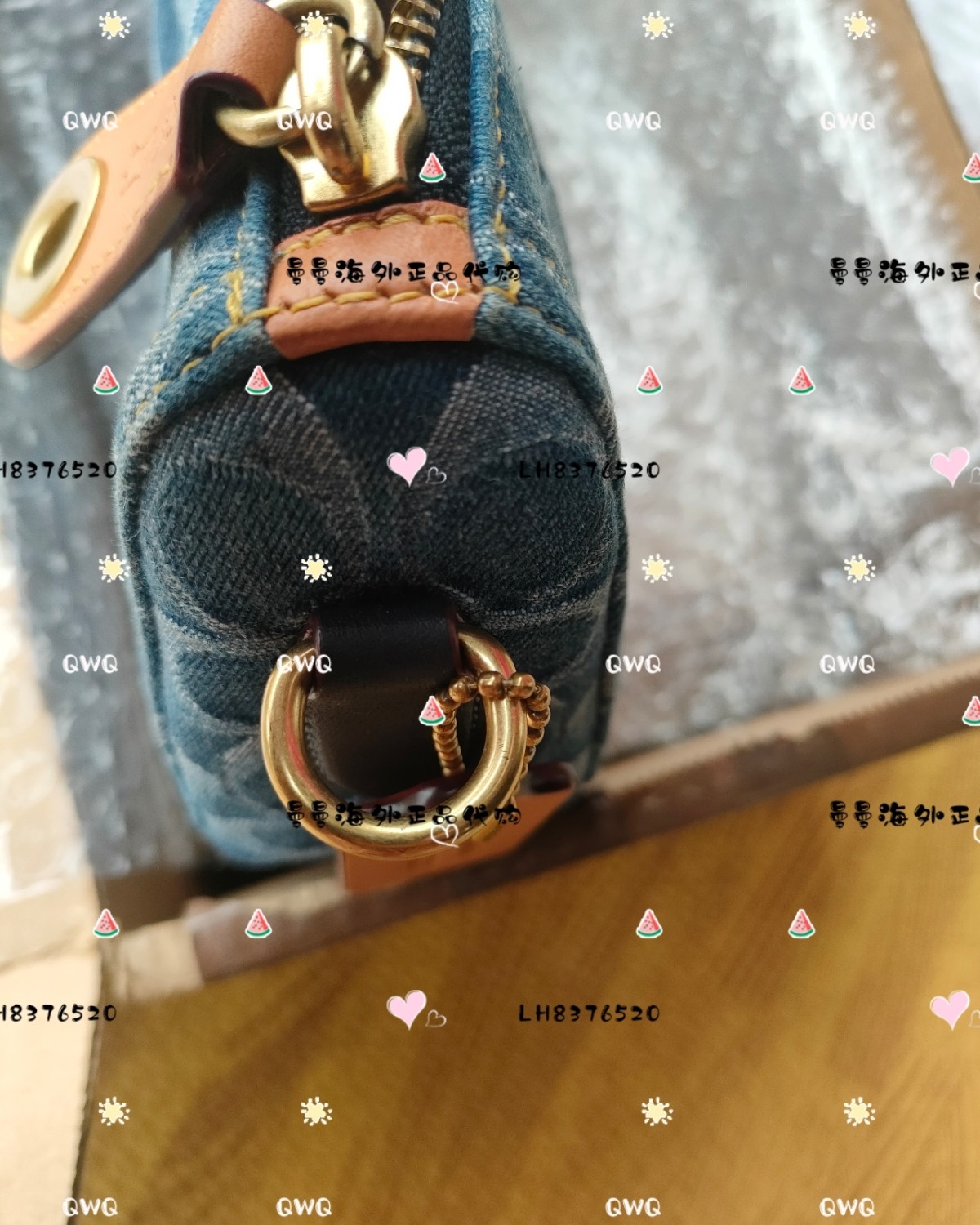 🌻购买商品:coach swinger 23丹宁牛仔布腋下