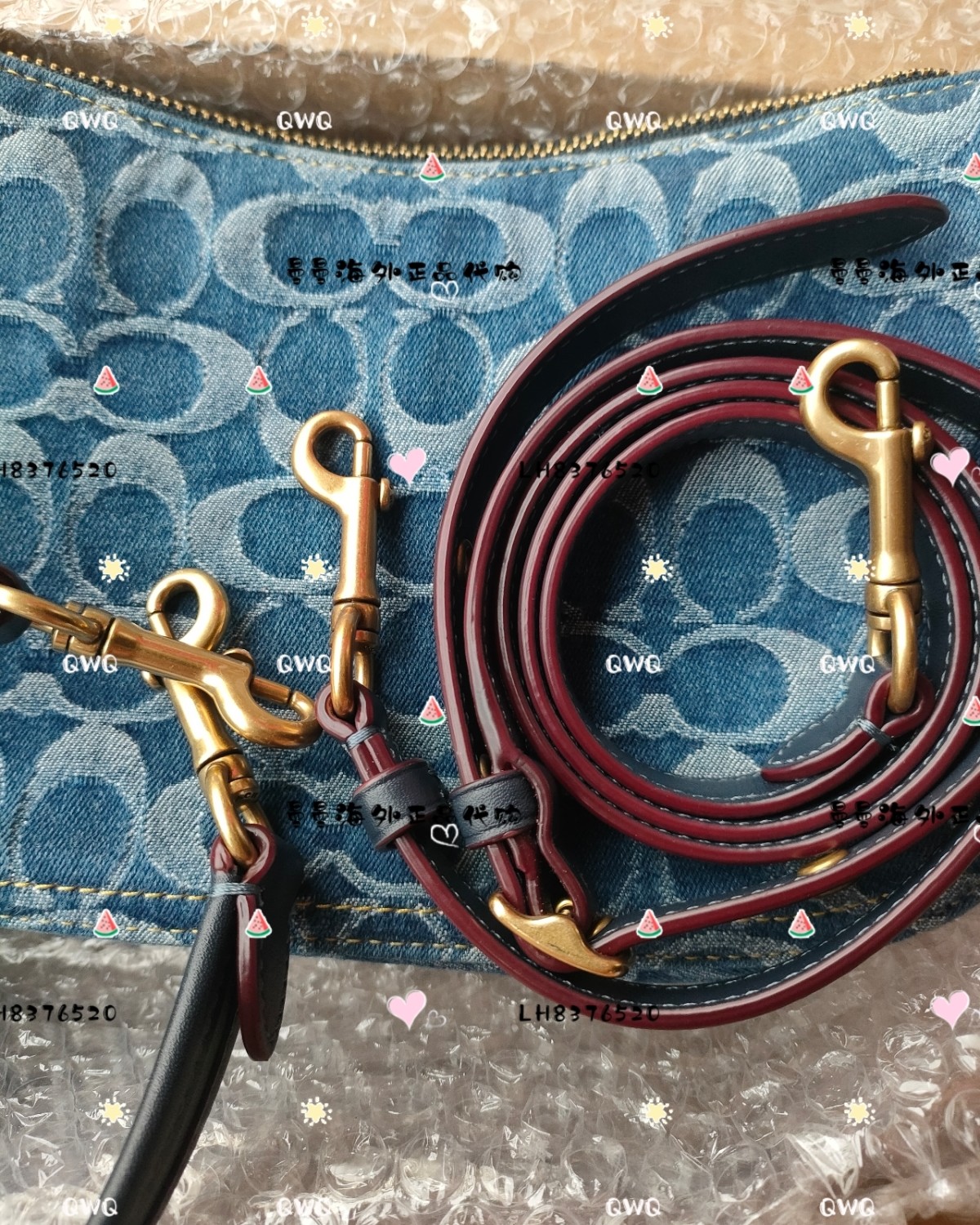 🌻购买商品:coach swinger 23丹宁牛仔布腋下