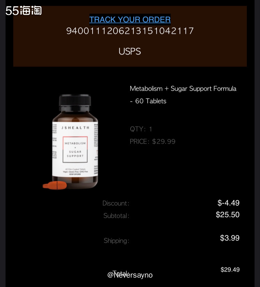 🛒剁手JShealth热门产品抗糖丸，希望会好用哦  ▪️