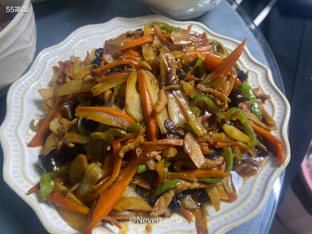 👩🏻‍🍳家庭版香肉丝能吃三碗饭，材料简单很好吃   ▪