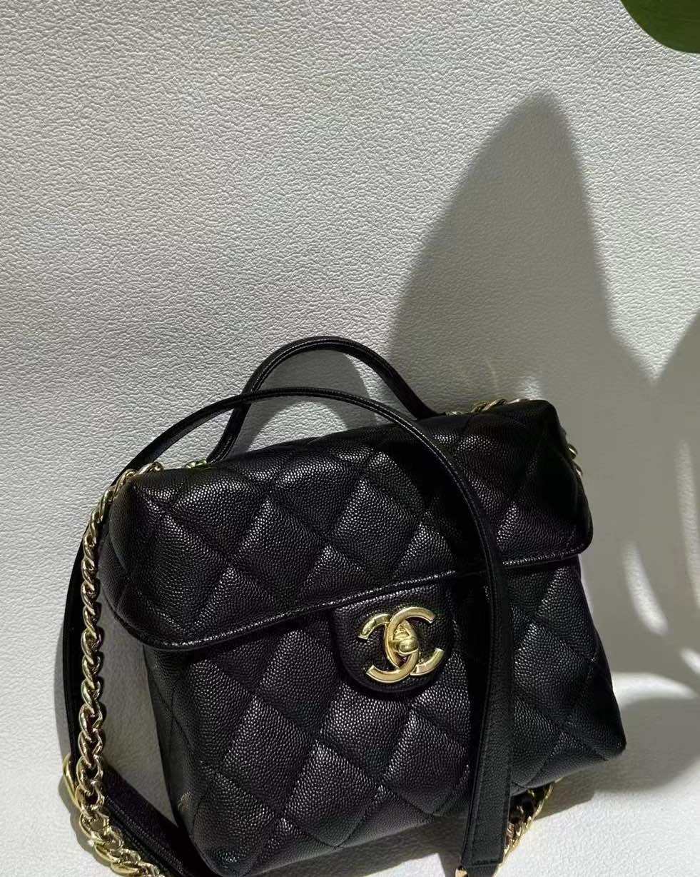 💕国内现货  Chanel 香奈儿 23c 荔枝皮 牛奶盒
