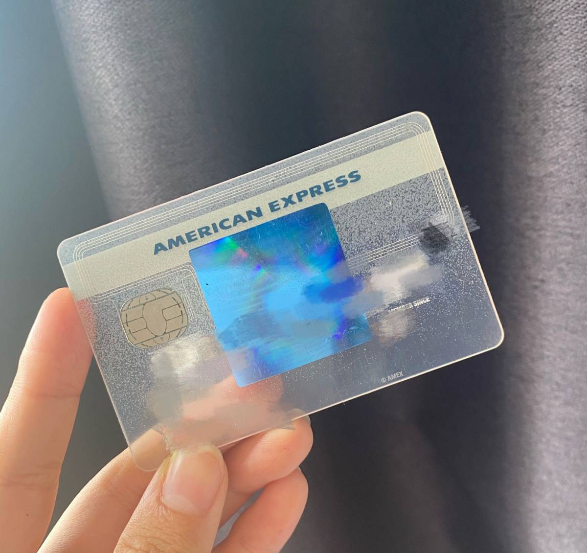 🌟说起运通卡，我大家去办理一张招行色透明bule卡，因为这