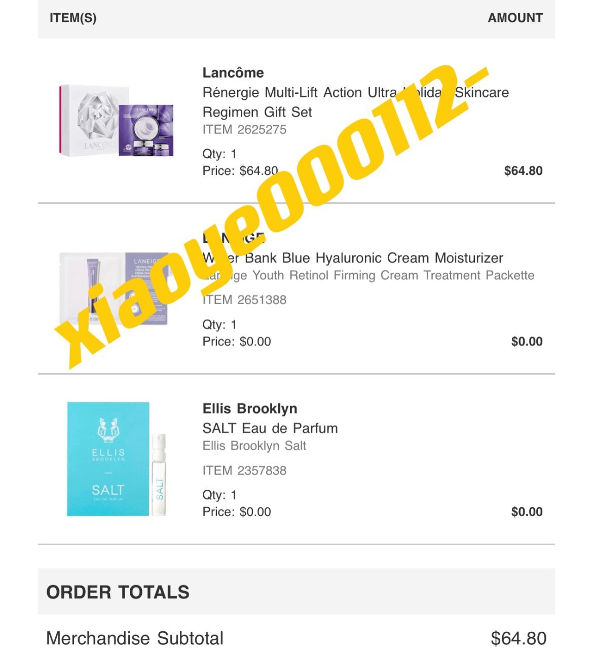 🌟下单网站：sephora美国官网  🌟下单商品：兰蔻塑