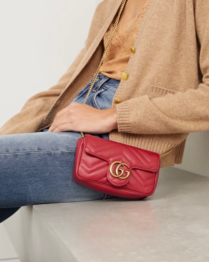 🌟 Gucci的GG Marmont系列的包包不论型号大小