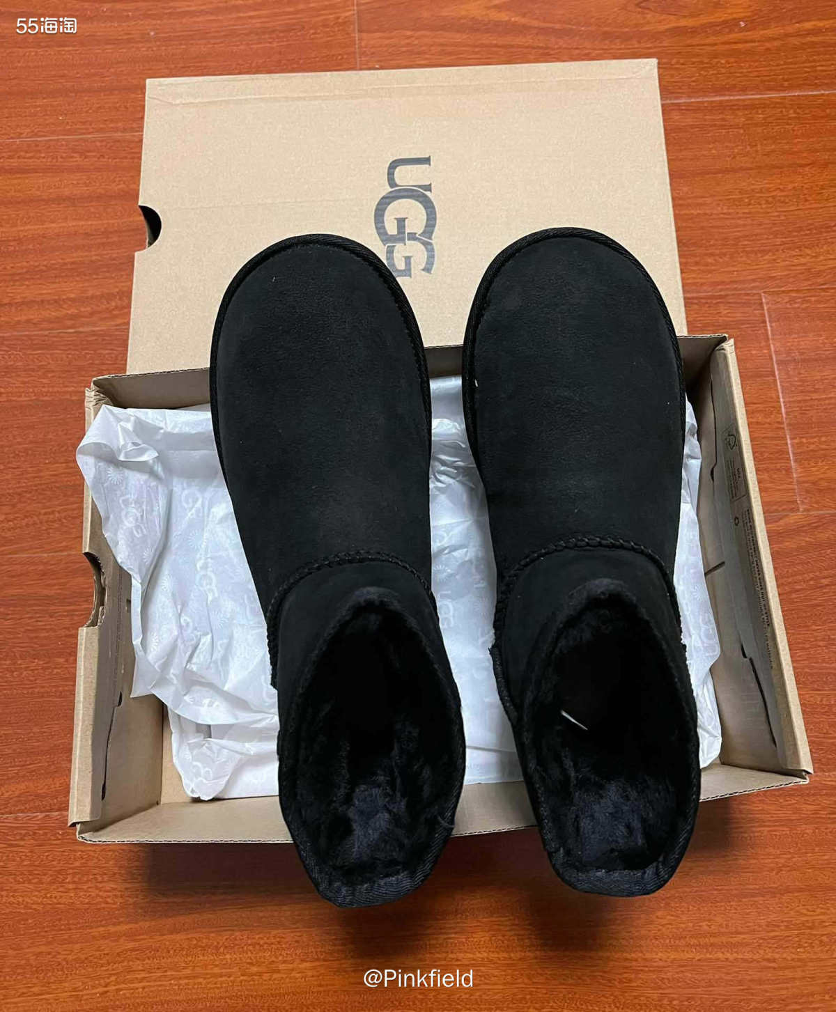 🐏这是11月底在UGG澳洲官网买的，被中环分箱的第二个包裹