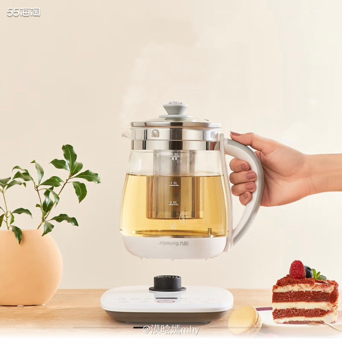 💐其实这个壶不在剁手计划里，是个意外。周六的时候用原来的壶