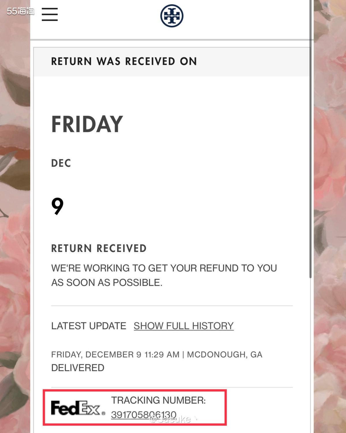 🌈我经常在ToryBurch美国官网下单，偶尔也会后悔冲动