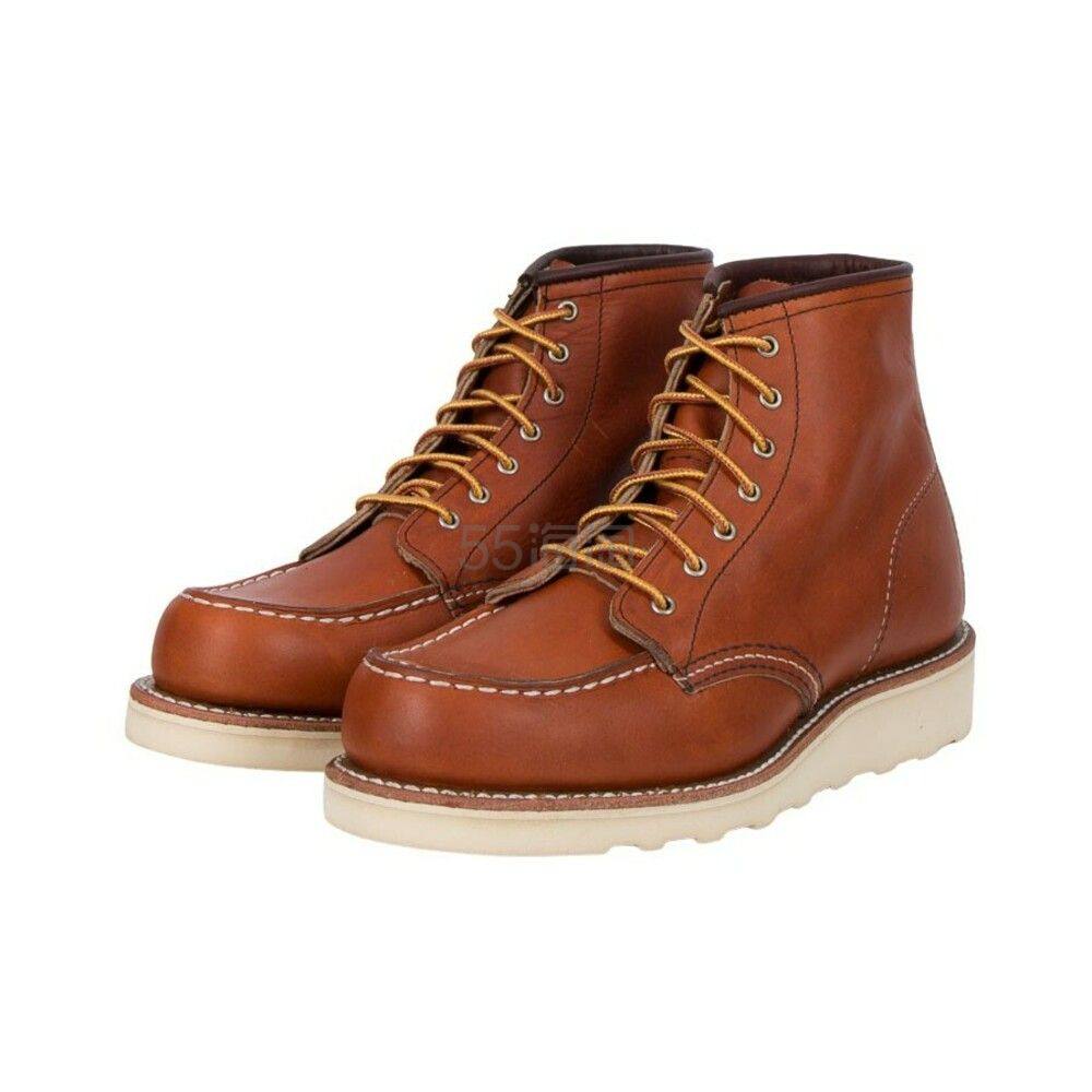Red Wing Shoes红翼  3375 女士圆头平底系带复古马丁靴工装靴