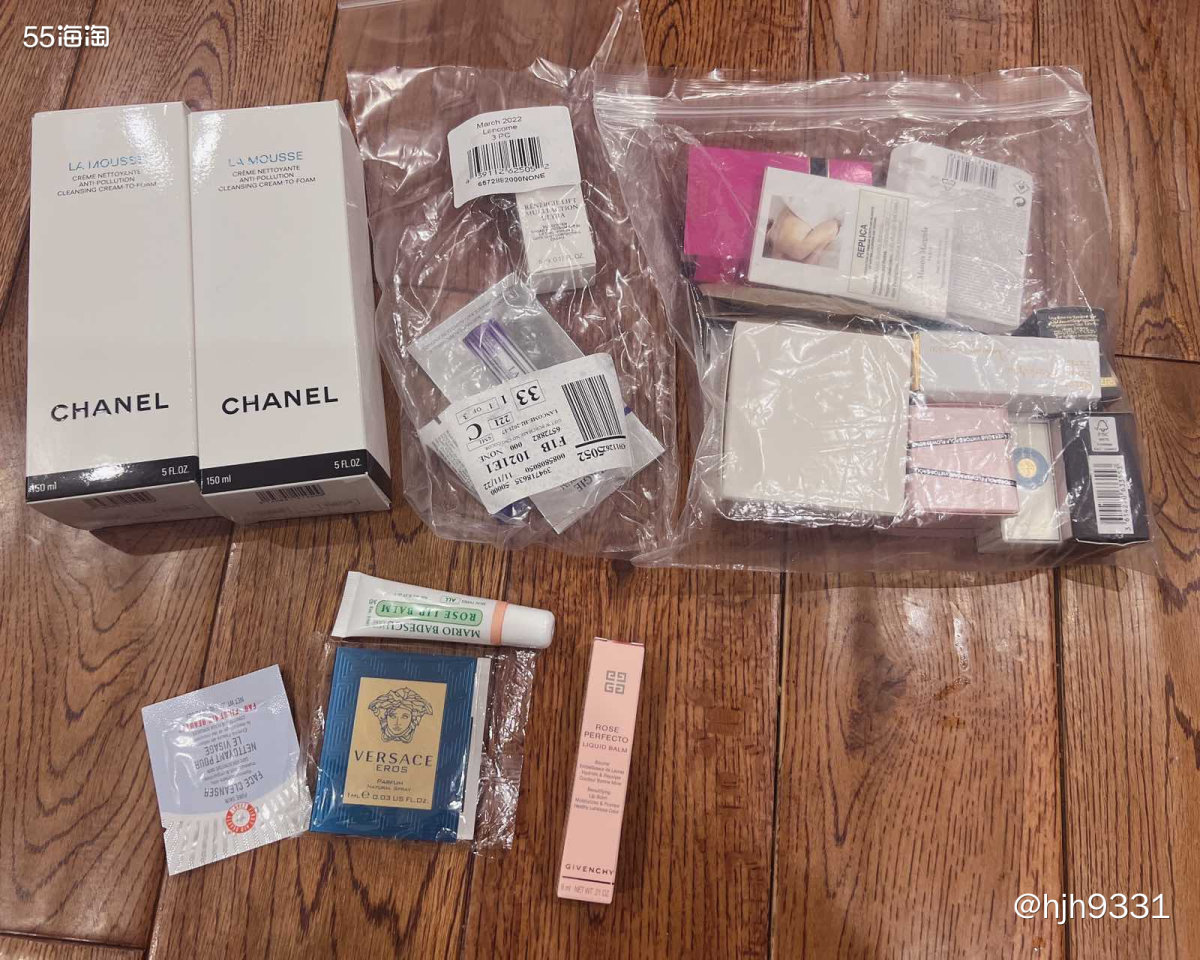 ✨这箱应该是3个订单，梅西的香奈儿洗面奶、ND的香水礼包+凑