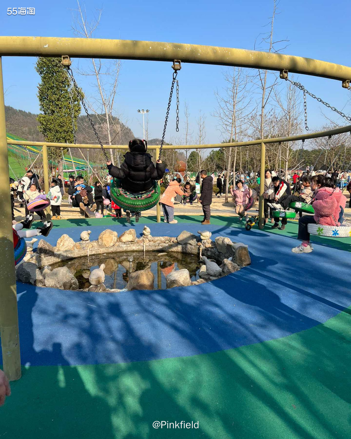 🔅今天带着孩子跟闺蜜、堂姐一家出去遛娃啦！我的热闹好像都是