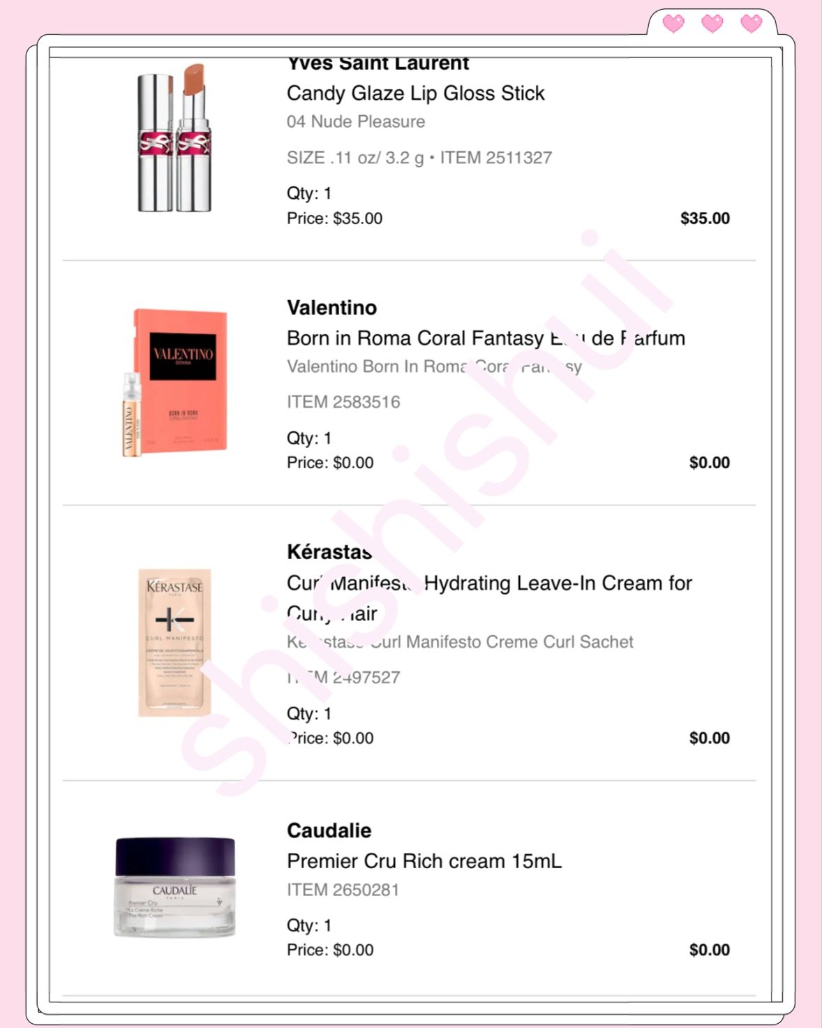 🚩邮箱里收到了丝芙兰最新的折扣码，满35送欧缇丽面霜15m