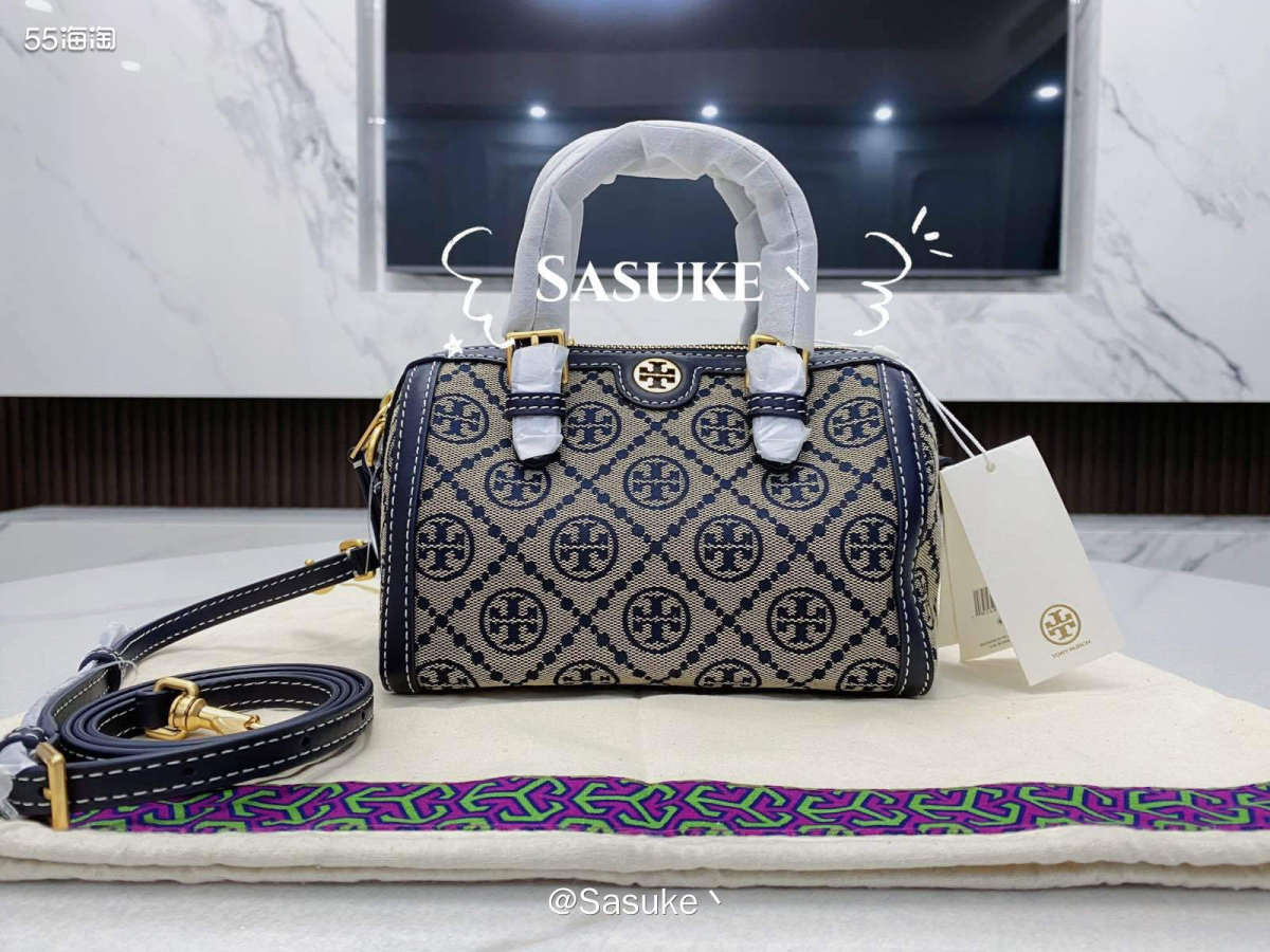 🌈ToryBurch官网下单蓝色老花mini波士顿，老规矩