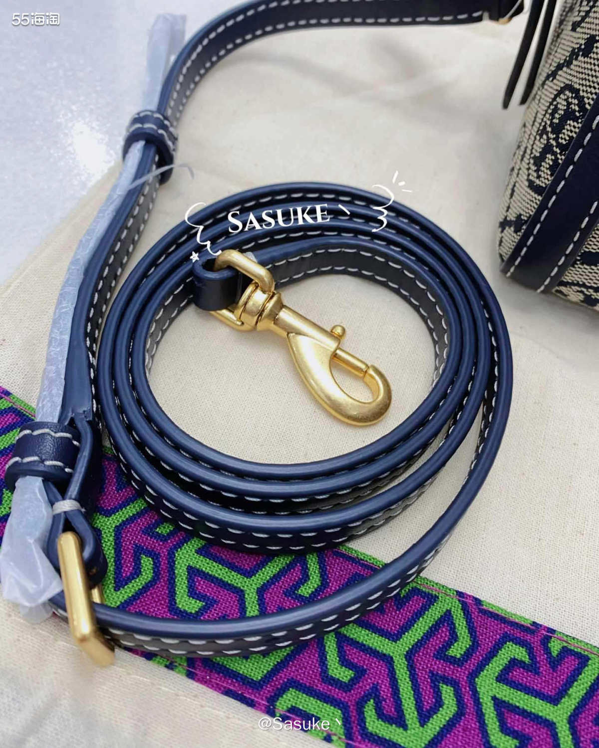 🌈ToryBurch官网下单蓝色老花mini波士顿，老规矩