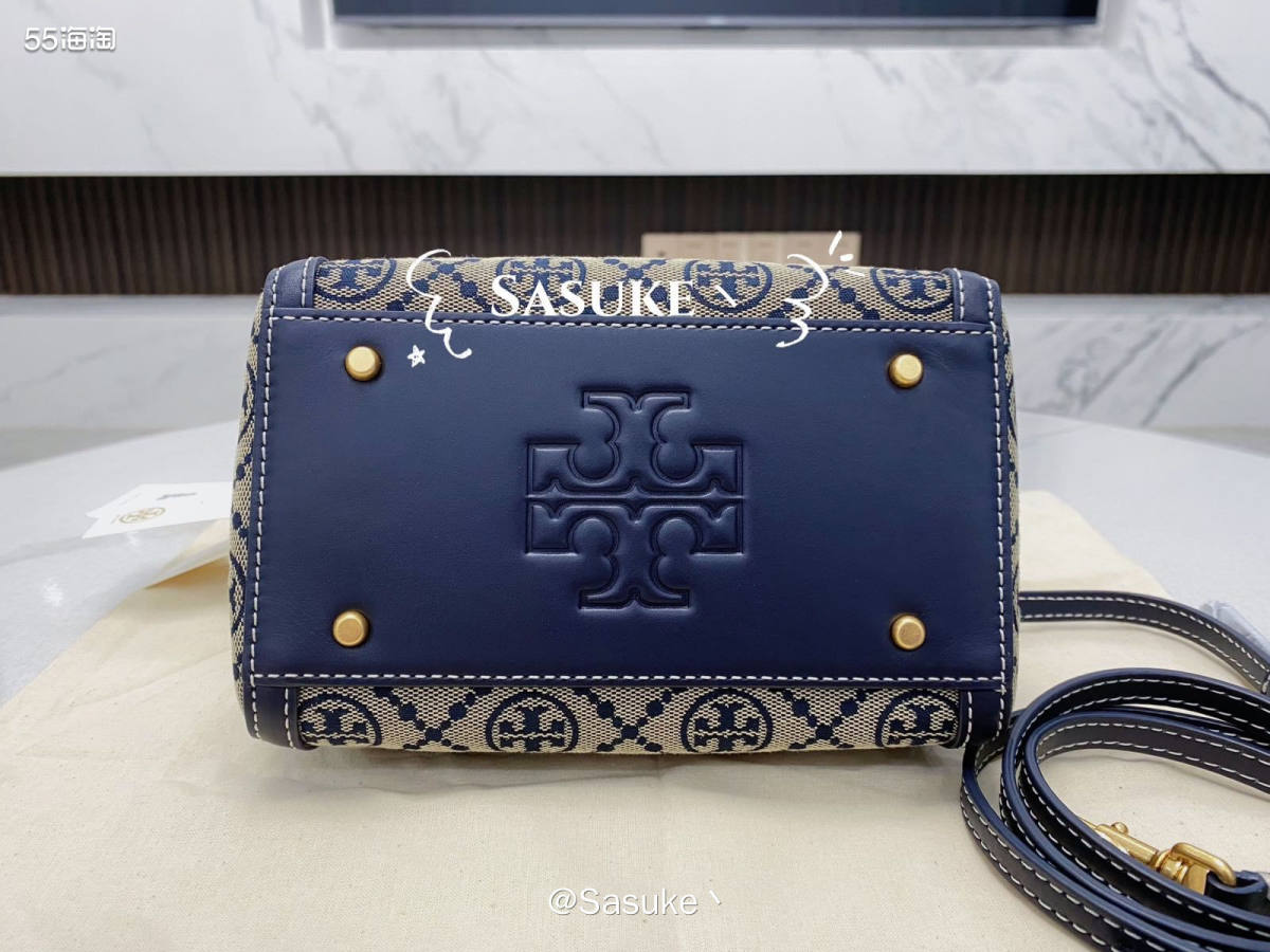 🌈ToryBurch官网下单蓝色老花mini波士顿，老规矩