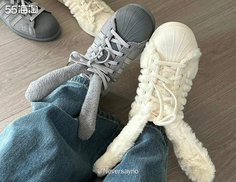 🐰阿迪达斯兔年限定兔耳朵superstar  ▪️说到兔年