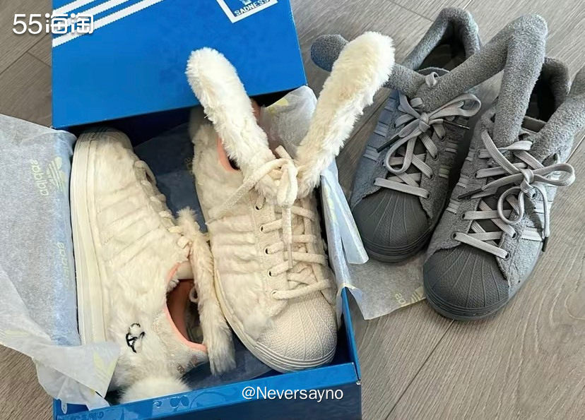 🐰阿迪达斯兔年限定兔耳朵superstar  ▪️说到兔年