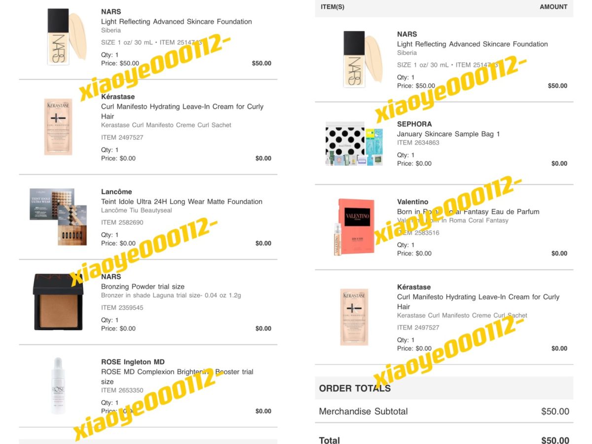 🌟下单网站：sephora美国官网  🌟下单商品：nar