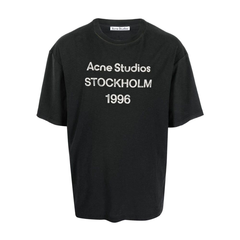 Acne Studios 男女同款徽标印花logo休闲短袖T恤
