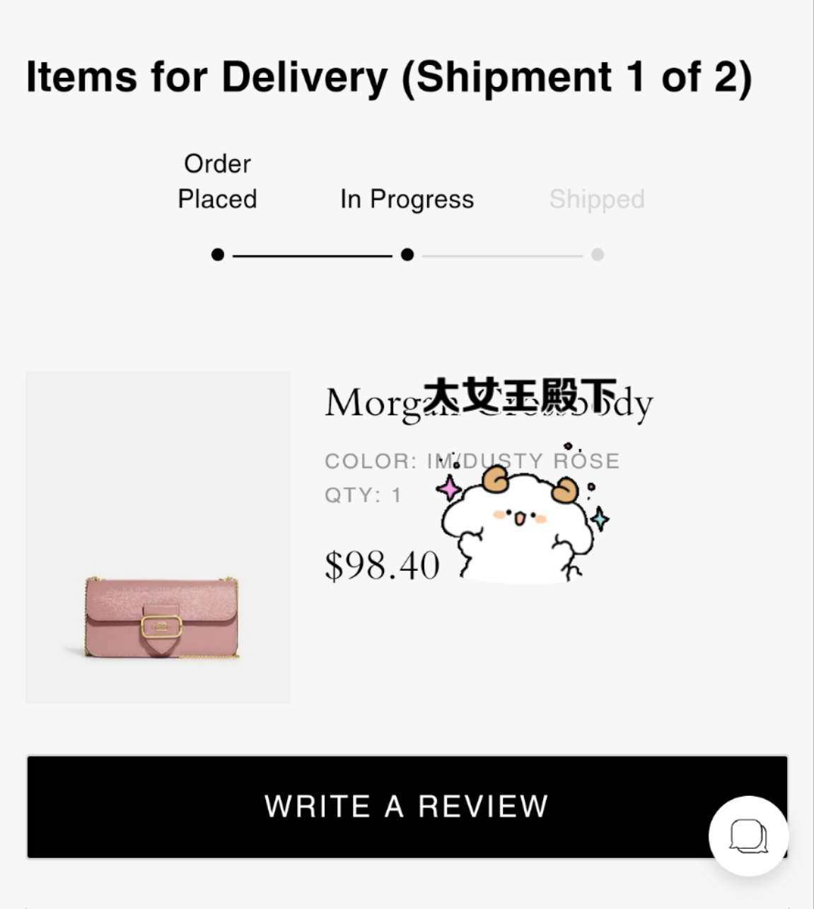 ⭕购买网站：coach奥莱美国官网  ⭕购买商品：链条摩根包