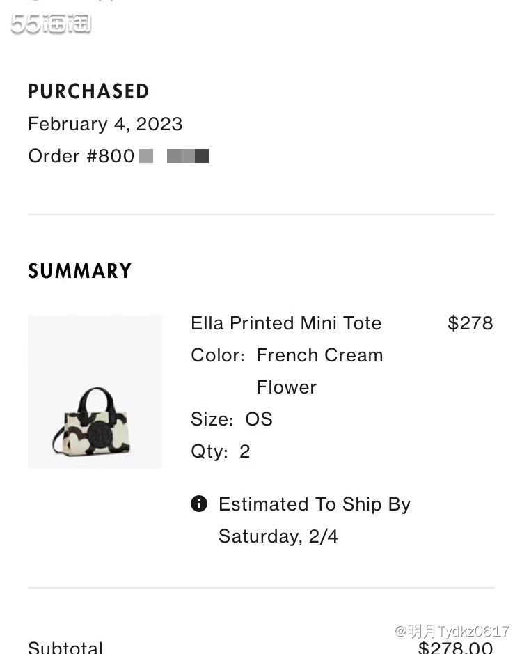 ＊下单网站： Tory Burch 美国官网 ＊下单商品：m