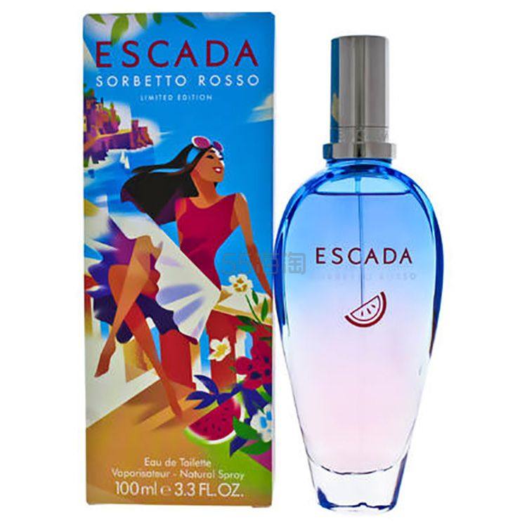 【包税】ESCADA 女士持久淡香水100ml果香馥奇香调持久留香清新怡人绽放魅力