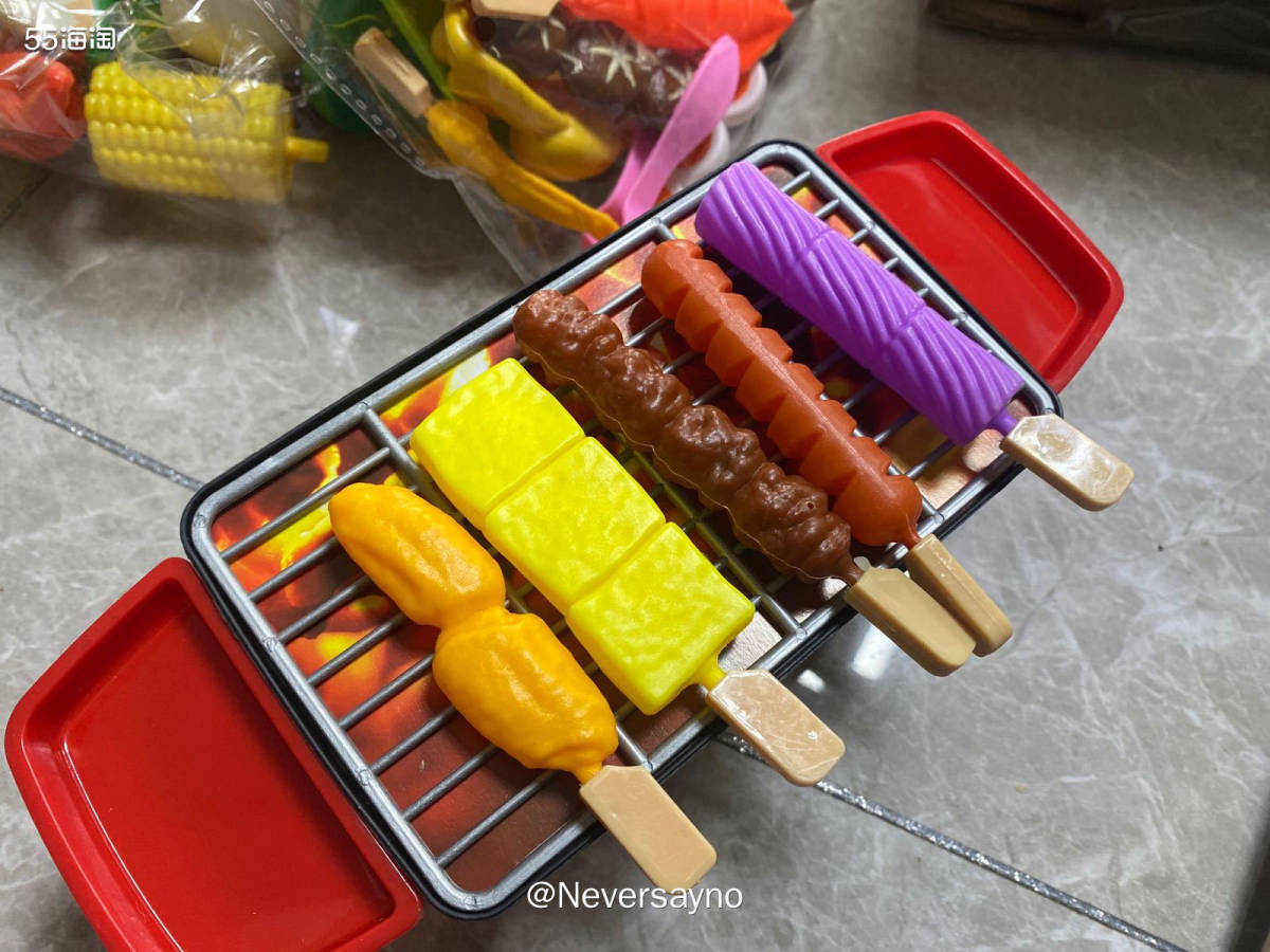 🛒剁手烧烤架玩具组合，热爱做饭的孩子也挺好  ▪️我感觉我