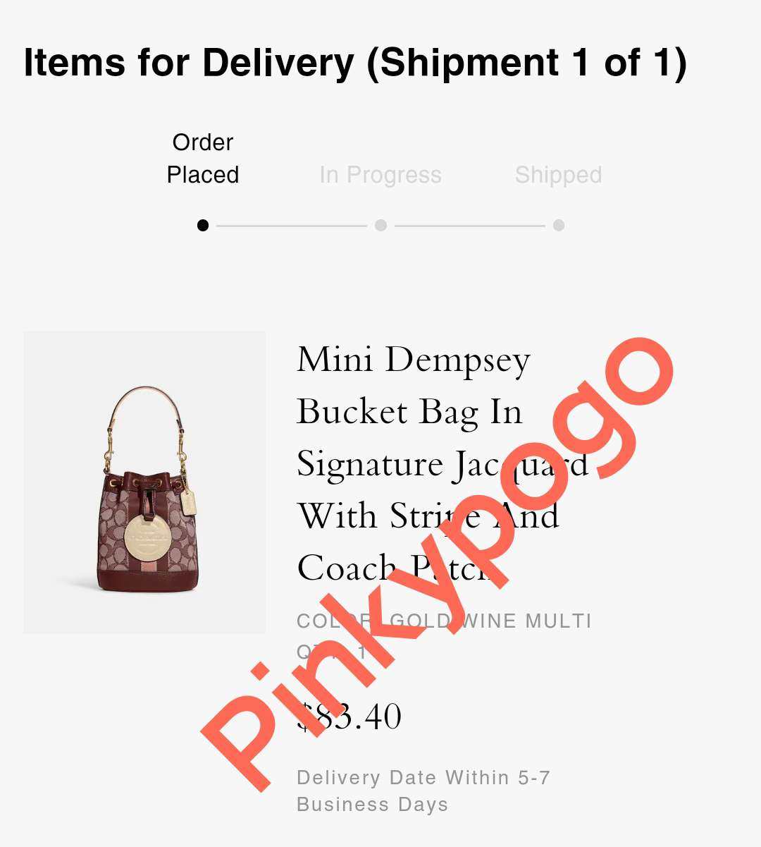 ⭐剁手单品：coach dempsey水桶包  ⭐剁手网站：