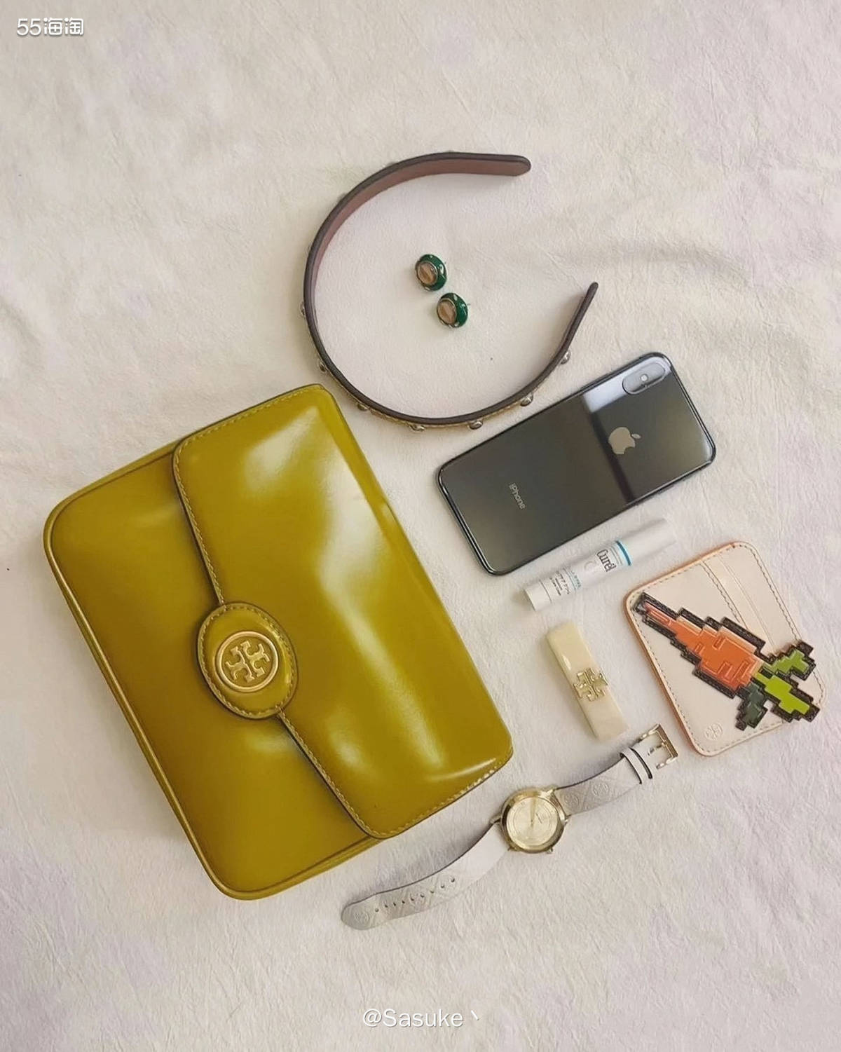 🌈ToryBurch美国官网下单Robinson黄色豆腐包