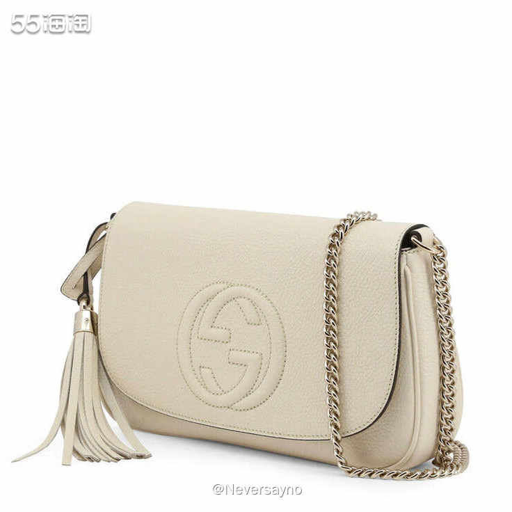 gucci浅米色链条款斜挎包，8折好价尽在MIINTO中文网