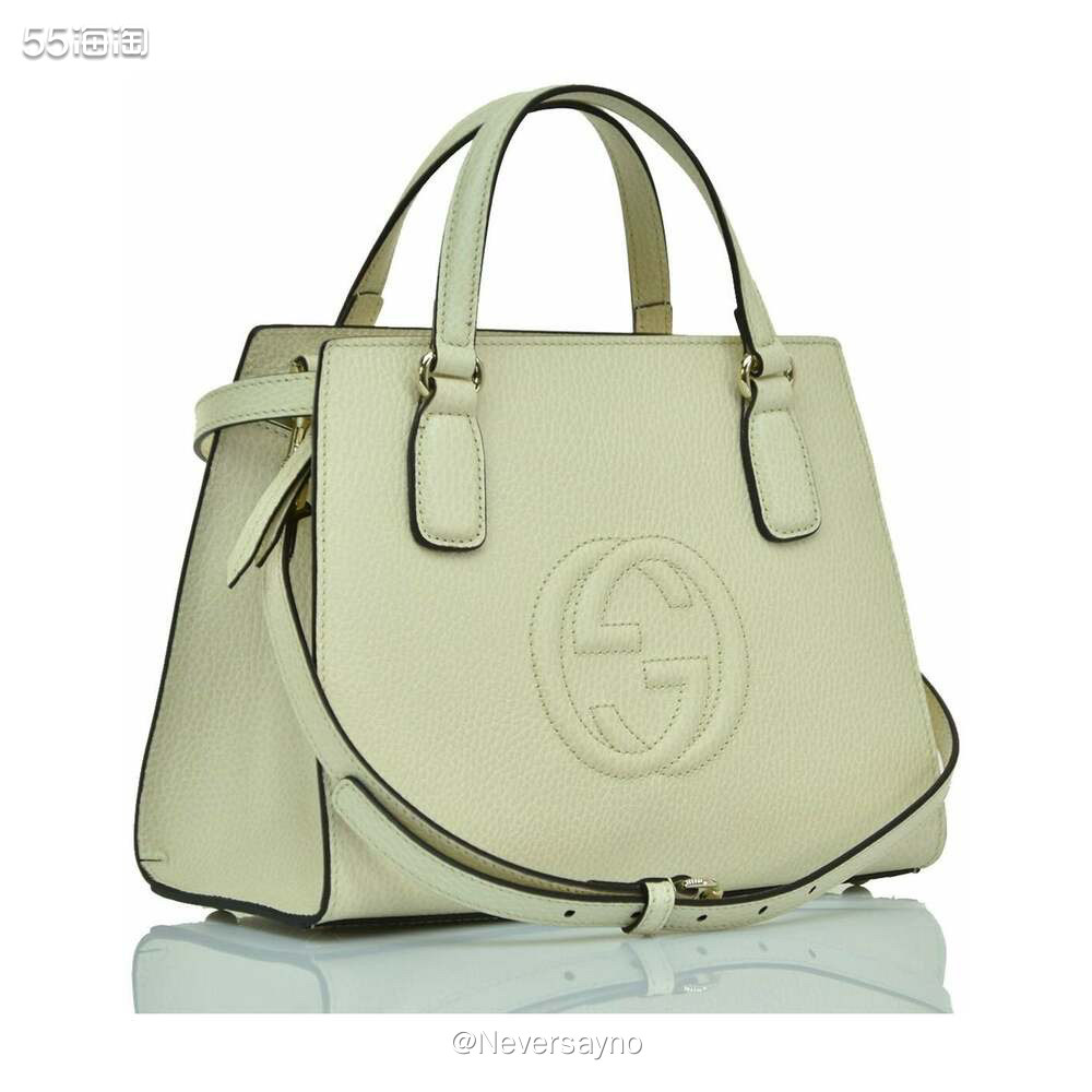 GUCCI SOHO系列手提包，薄荷绿浅浅一抹春的气息  �