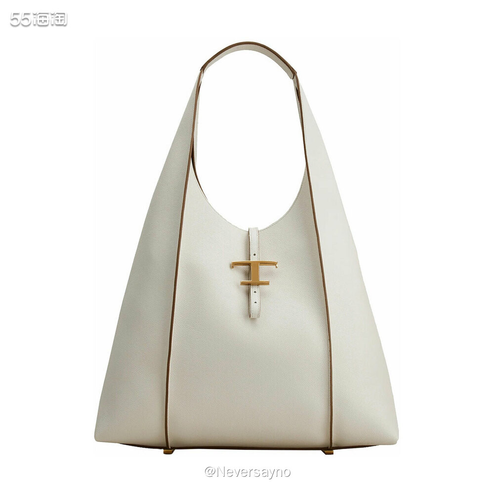 TOD&#039;S秋冬系列女士TIMELESS大T扣托特包